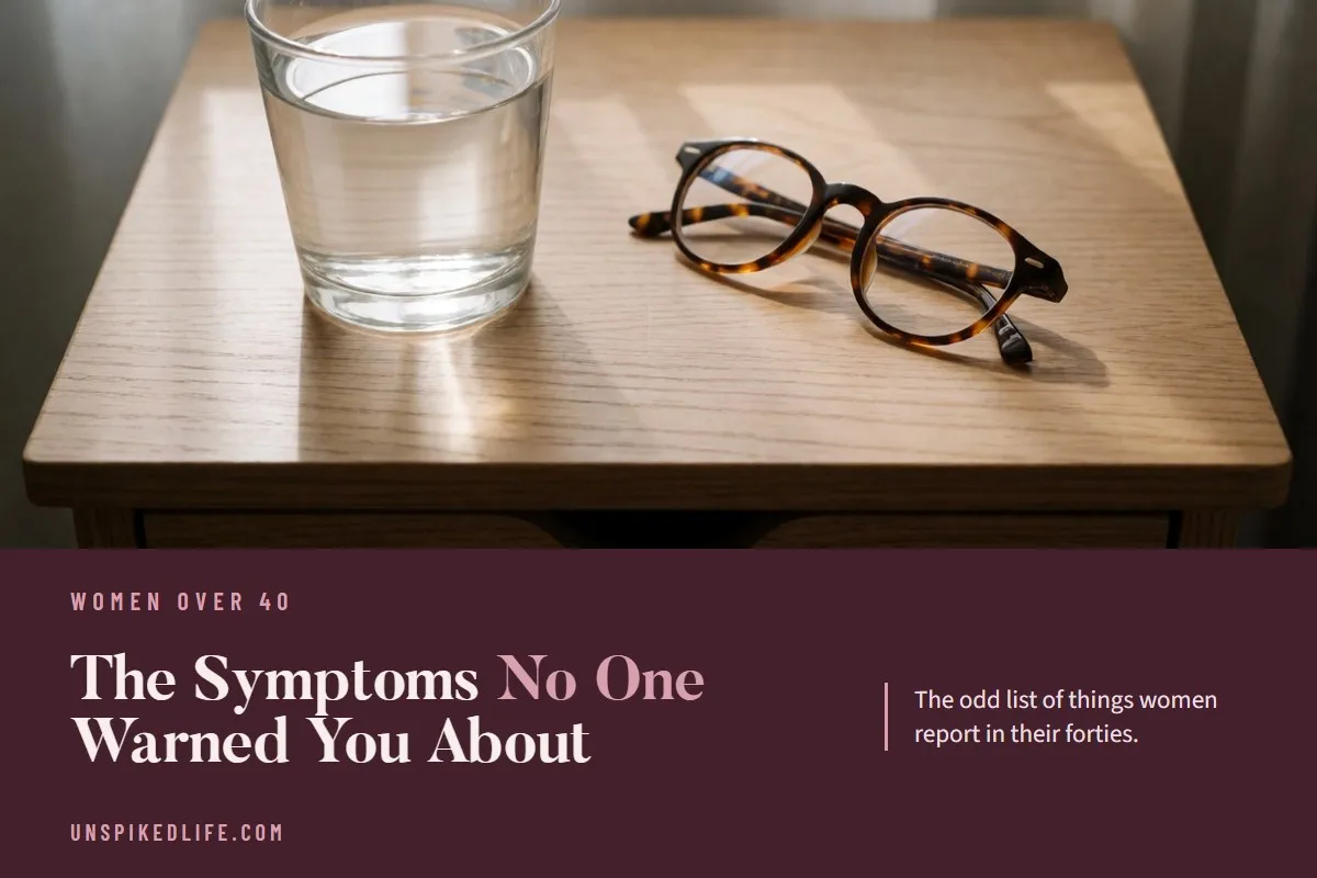 The Symptoms No One Warned You About. Nobody mentioned the ears, the mouth, or the missing word.