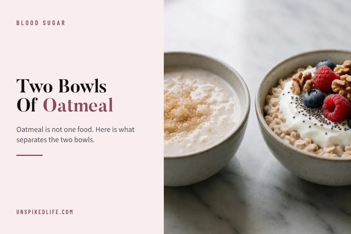 Two Bowls Of Oatmeal. The same name covers two breakfasts that behave nothing alike.