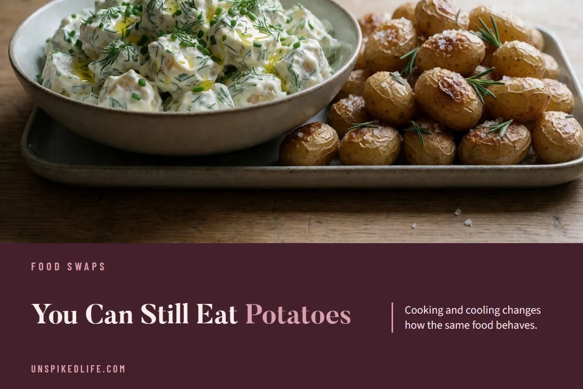 You Can Still Eat Potatoes. Cook, cool overnight, reheat. The same food behaves differently.
